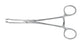 BR Surgical - Tissue Forceps Allis 7-1/4 Inch Length Stainless Steel Ratchet Lock Finger Ring Handle Angled 5 X 6 Teeth - BR64-12020