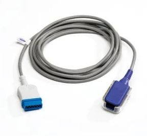 GE Healthcare SpO2 Cable Assembly 1.2 Meter, Latex-free For Nellcor Oximeter - 2021406-002