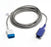 GE Healthcare SpO2 Cable Assembly 1.2 Meter, Latex-free For Nellcor Oximeter - 2021406-002