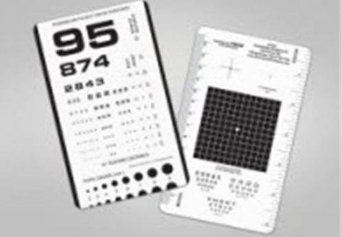 Good-Lite Rosenbaum Near Vision Number Card - 503200