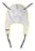 Hoyer - Full Back Padded Sling Medium 500 lbs. Weight Capacity - NA25622