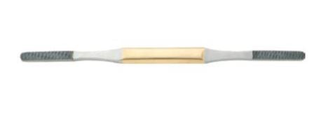 BR Surgical BR Surgical Nasal Rasp Fomon 7-7/8 Inch Stainless Steel / Tungsten Carbide Reusable Straight Forward / Reverse Cutting with No. 5 & 6 Grits - BR46-52205
