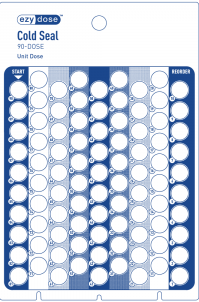 Apothecary Products CARD, COLD SEAL 90DAY (500/BX) - 90707