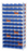 Akro-Mils SHELVING KIT, WIRE BIN 36448 60BINS 18"X36"X74" W/INDICATOR - AWS183636468BK
