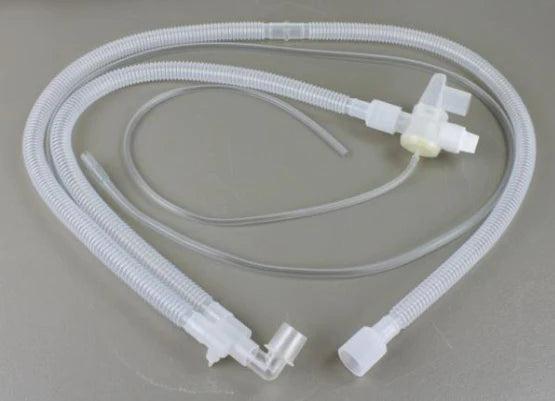 AutoVent - Ventilator Circuit Corrugated Tube 48 Inch Tube Single Limb Pediatric Without Bag Single Patient Use - L599-650