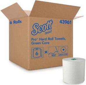 Kimberly Clark Scott Pro Paper Towel Hardwound Roll 7-1/2 Inch X 800 Foot - 43961