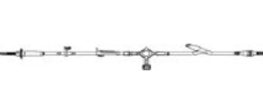 ICU - Primary IV Administration Set 15 Drops / mL Drip Rate 106 Inch Tubing 3 Ports - B99215
