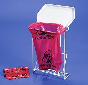 Health Care Logistics - Biohazard Bag and Rack - 18394