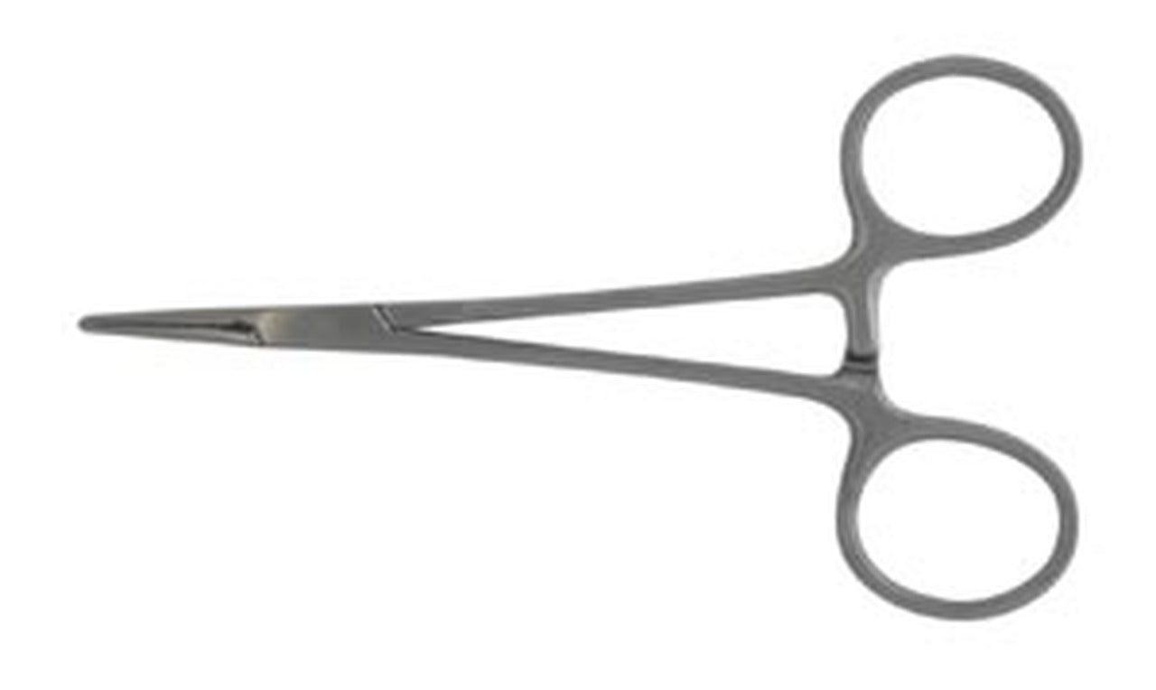 BR Surgical BR Surgical Hemostatic Forceps Halsted 5 Inch Floor Grade Stainless Steel Straight - FG12-22012