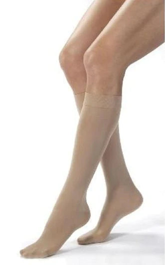 JOBST Opaque - Compression Stocking Knee High Small Natural Closed Toe - 115270