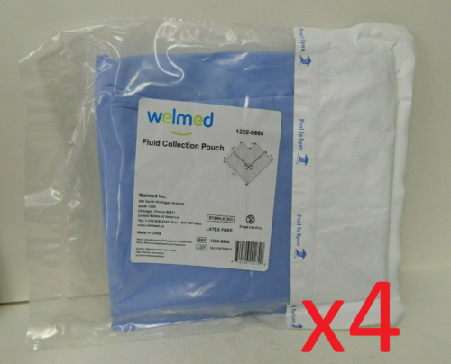 Welmed Surgical Drape Attachable Fluid Collection Pouch 32 W X 44 L Inch Sterile - 1222-8666