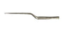 BR Surgical BR Surgical Dressing Forceps Taylor 6-3/4 Inch Surgical Grade Stainless Steel NonSterile NonLocking Thumb Handle Straight Serrated Tips - BR10-27417