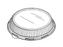 Culinary Depot Inc LID, DOME F/6" PLATE/ BOWL CLR(500/CS) - DX11880174
