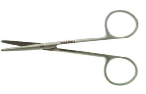 BR Surgical BR Surgical Dissecting Scissors Metzenbaum 9 Inch Length Surgical Grade Stainless Steel NonSterile Finger Ring Handle Straight Blunt/Blunt - BR08-28023
