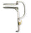 Gynex - Vaginal Speculum Sullivan-Pederson NonSterile Surgical Grade Stainless Steel Long Double Blade Duckbill Side Open Reusable Without Light Source Capability - S022