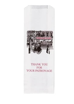 Apothecary Products - Pharmacy Bag 1-1/2 X 3-1/2 X 9-3/4 Inch White Open Ended - 64046