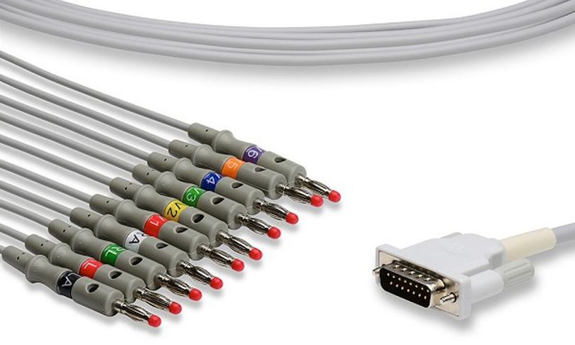 Lynn Medical CABLE, EKG 10LEAD BANANA F/PAGEWRITER - K10-HP-B0
