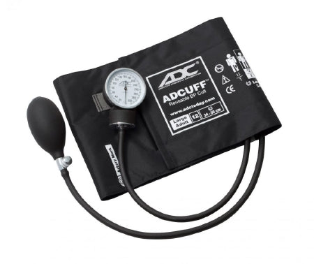 American Diagnostic Corp Prosphyg Aneroid Sphygmomanometer Pocket Style Hand Held 2-Tube Large Adult Size Arm - 760-12XBD