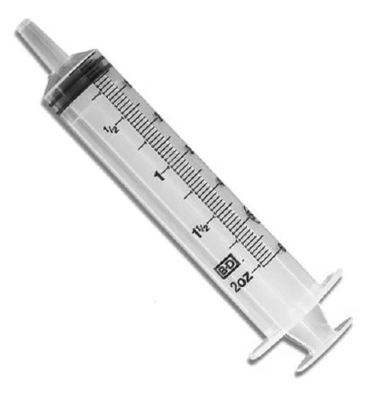 Becton Dickinson BD General Purpose Syringe 60 mL Blister Pack Luer Slip Tip Without Safety - 309654