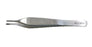 BR Surgical - Tissue Forceps Adson-Brown 6 Inch Length Surgical Grade Stainless Steel NonSterile NonLocking Thumb Handle Straight 7 X 7 Side Grasping Teeth - BR10-18815