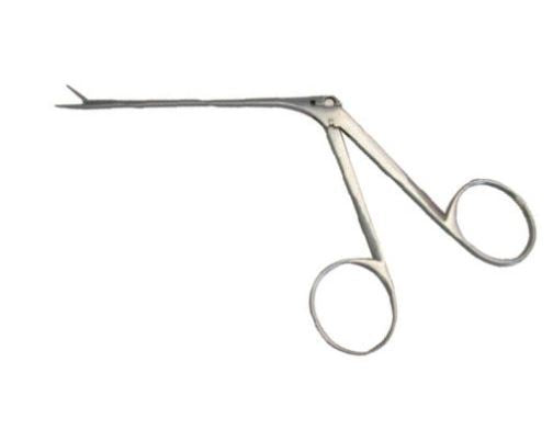 BR Surgical BR Surgical Micro Ear Forceps 3-1/4 Inch Surgical Grade Stainless Steel NonSterile NonLocking Finger Ring Handle Straight 0.9 X 4 mm Smooth Tips - BR44-35240
