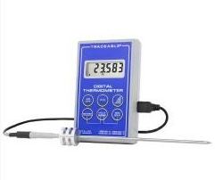 Fisher Scientific LogTag Datalogging Digital Thermometer Fahrenheit / Celsius -40° to 210°F (-40° to 99°C) Bottle Probe Wall Mount Battery Operated - 4500005
