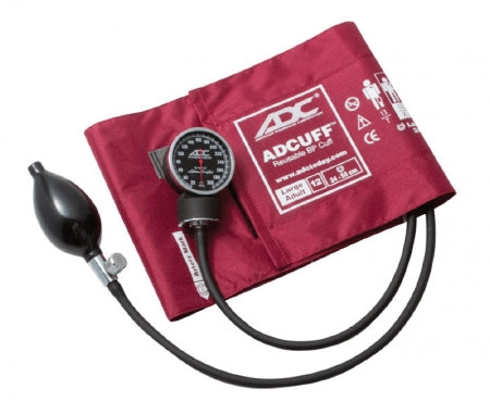 American Diagnostic Corp Diagnostix 720 Series Aneroid Sphygmomanometer Pocket Style Hand Held 2-Tube Large Adult Size Arm - 720-12XBD
