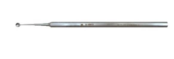 BR Surgical BR Surgical Dermal Curette Verucca 5 Inch Length Single-ended Solid Octagon Handle 4 mm Tip Straight Round Cup Tip - BR74-42413