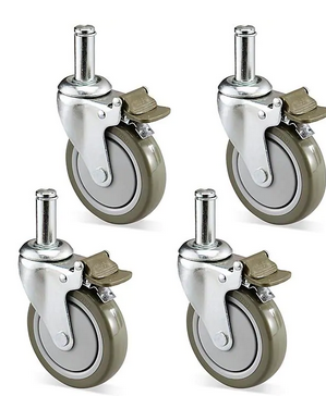Caster For Open Wire Shelving Units