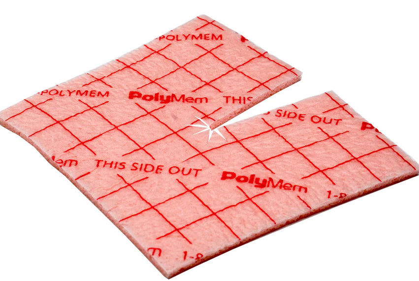 PolyMem Shapes - Foam Dressing 2-3/4 X 2-3/4 Inch Fenestrated Square Non-Adhesive without Border Sterile - 5333