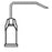 All-Med Huber Needle 22 Gauge 1-1/2 Inch Without Safety - 55-2245