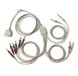 Clinical Health Products Patient Cable 10-Leads, With 4mm Banana-Leads Ends For EDAN SE-1010PC, ST-1212 - 01.57.107048
