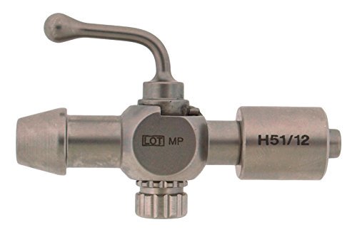 BR Surgical Luer Lock Connector Male, With Stopcock, Adapter - BR50-13200