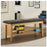 ETA Classic Series - H-Brace Treatment Table with Shelving Fixed Height - 1030-27-1DC-3BG