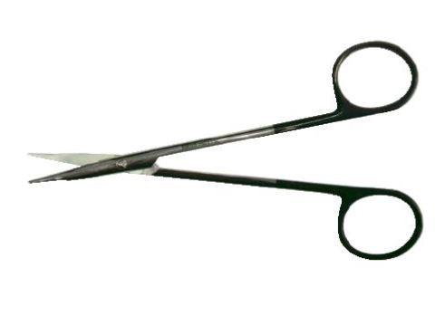 BR Surgical BR Surgical SuperCut Tenotomy Scissors Stevens 4-1/2 Inch Length Surgical Grade Stainless Steel NonSterile Finger Ring Handle Curved Sharp/Sharp - BR08-36313SC