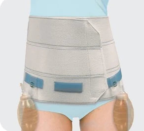 Prody - Abdominal Binder Hook and Loop Closure 46 to 62 Inch Hip Circumference 9 Inch Height Adult - 08148227