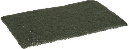 Saalfeld Redistribution Impact Scouring Pad Medium Duty Green NonSterile Synthetic Fiber 6 X 9 Inch Reusable - 7135B