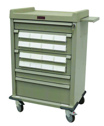 Harloff - Medication Cart Aluminum - AL24CS-5