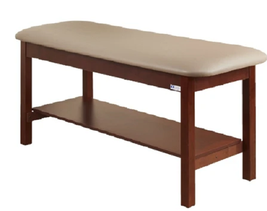 Clinton Industries Classic Series H-Brace Treatment Table Fixed Height 400 Lbs. - 200-27-1NT-3DG