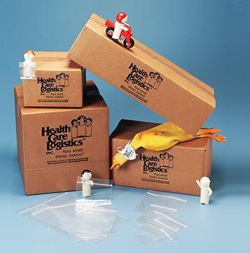 Health Care Logistics BAG, SINGLE TRACK ZIPPIT CLR 6"X8" (1000/PK) - 8630-31