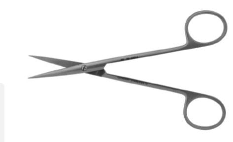 BR Surgical BR Surgical Operating Scissors Brophy 5-1/2 Inch Length Surgical Grade Stainless Steel NonSterile Finger Ring Handle Straight Sharp/Sharp - BR08-94014