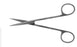 BR Surgical - Operating Scissors Brophy 5-1/2 Inch Length Surgical Grade Stainless Steel NonSterile Finger Ring Handle Straight Sharp Tip / Sharp Tip - BR08-94014