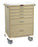 Classic Line - Anesthesia Cart 22 X 32 X 42.5 Inch Black (4)-3 Inch, (1)-6 Inch, (1)-12 Inch Drawer Configuration, 17 X 23 Inch Internal Drawer - 6450