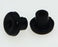 Adscope Plus - Eartip Kit Small/Large, Black, with Adapter - 602-06BKKIT