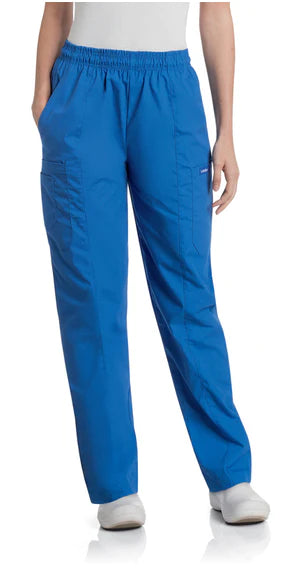 Landau Uniforms - Scrub Pants Cargo Large Caribbean Blue Female - 8501CBPLG