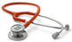 American Diagnostic Corp Adscope Clinician Stethoscope Orange 1-Tube 22 Inch Tube Double Sided Chestpiece - 608O