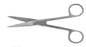 BR Surgical HerMann Operating Scissors 6-1/2 Inch Length Surgical Grade Stainless Steel NonSterile Finger Ring Handle Straight Sharp/Sharp - BR08-12016