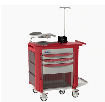 Lifeline Crash Cart  - Red