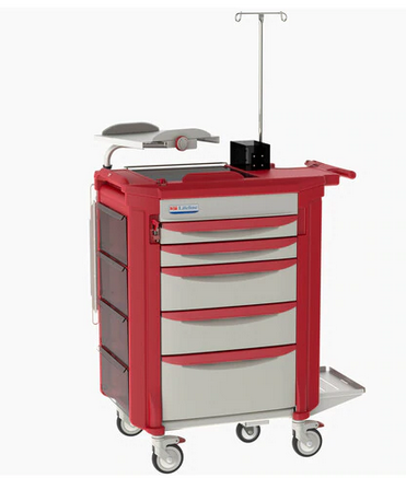 Lifeline Crash Cart - Red