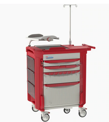 Lifeline Crash Cart - Red